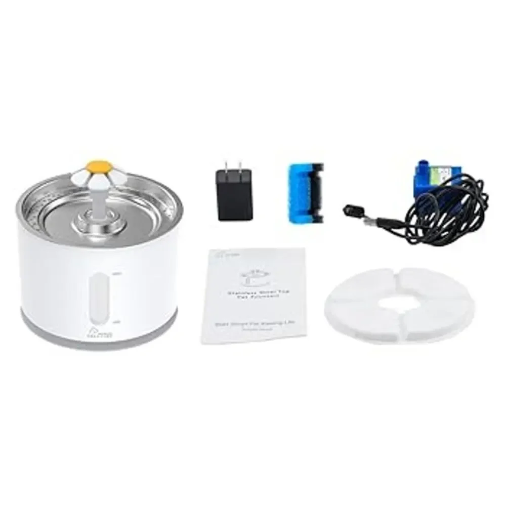 Wonder Creature Cat Water Fountain with Stainless Steel Lid